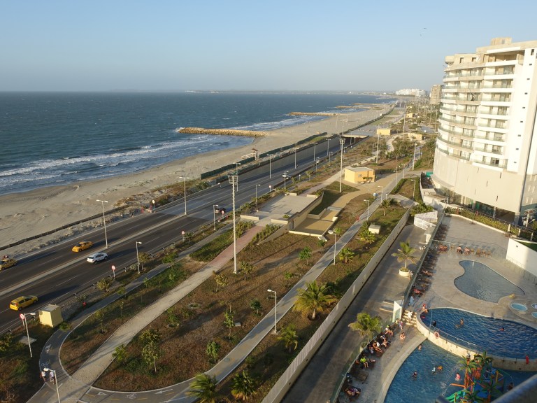 The view from Corales de Indias Cartagena